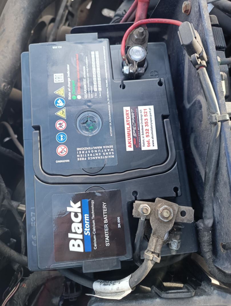 Akumulator zamontowany w Dacia Logan I 1.4 benzyna 2007 rok